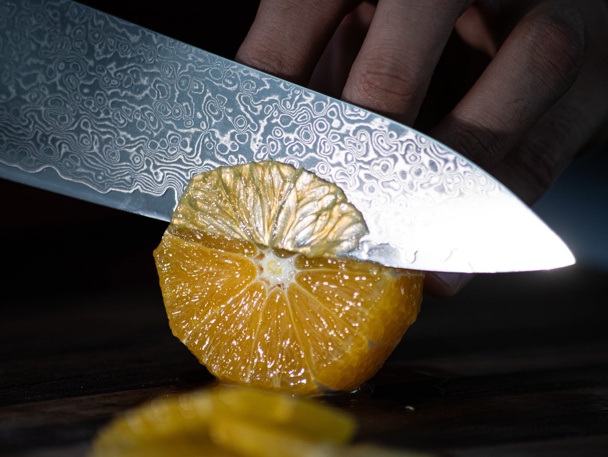 Cuchillo Gyuto Acero Damasco Japonés