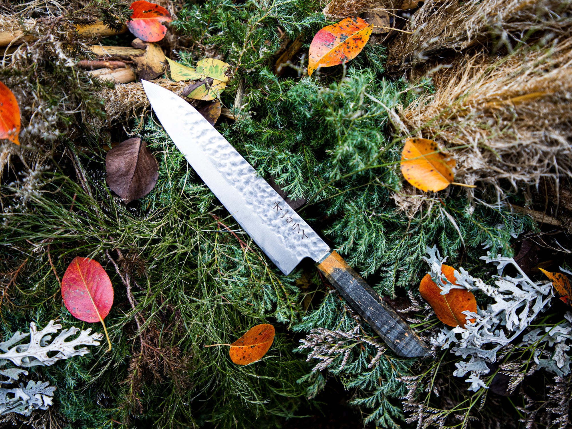 Cuchillo Gyuto Damasco Martillado