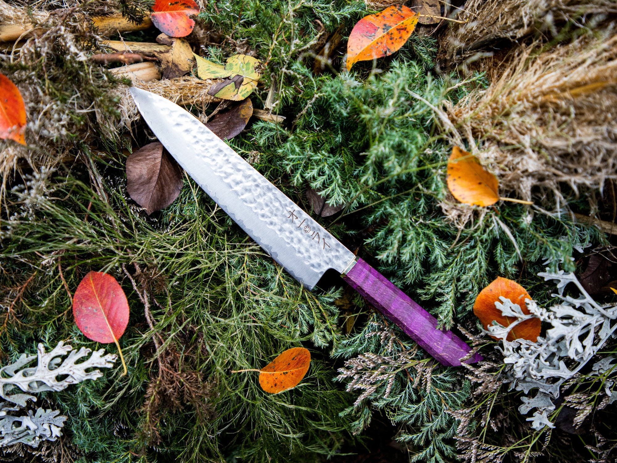Cuchillo Gyuto Damasco Martillado