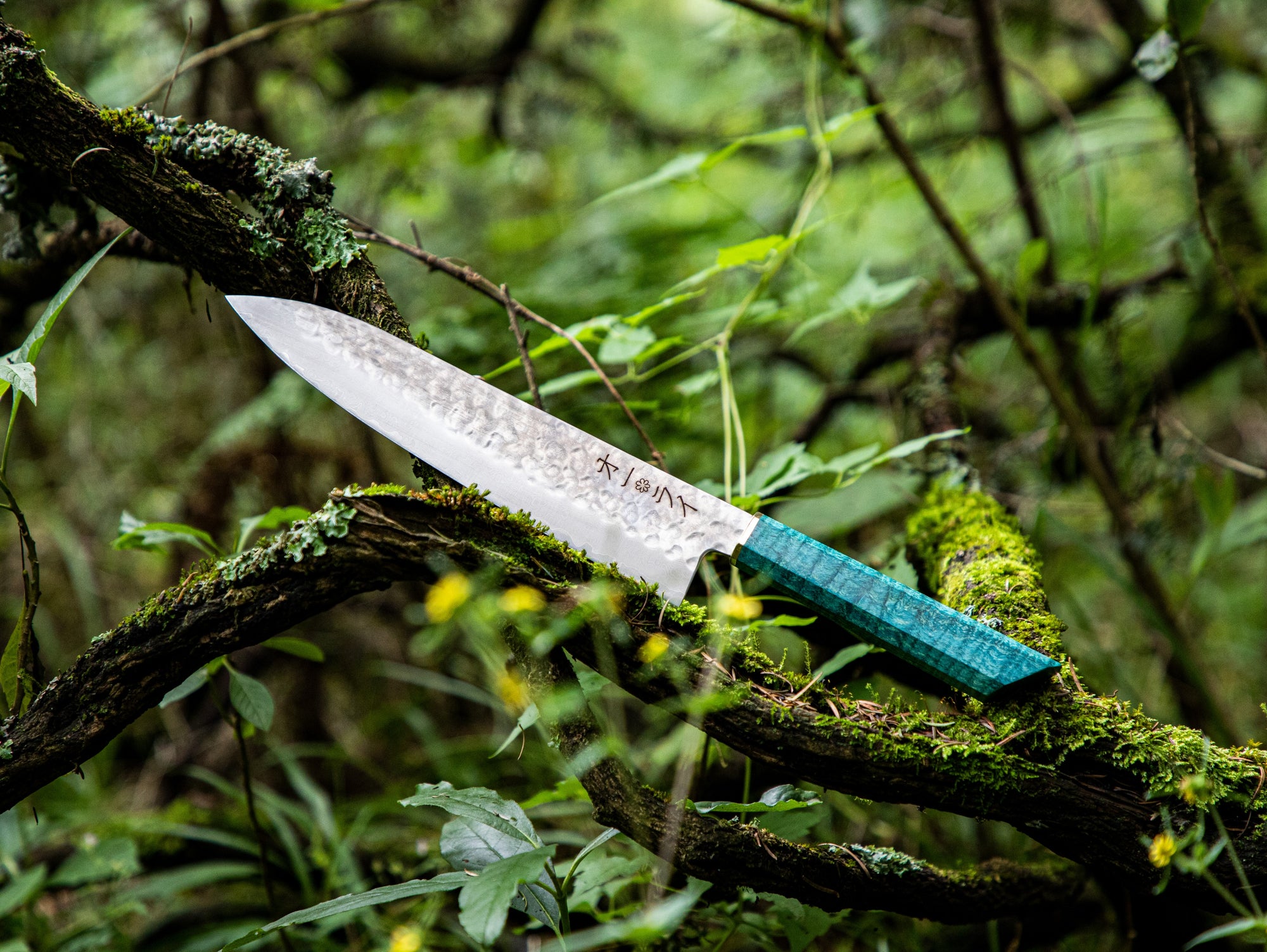 Cuchillo Gyuto Damasco Martillado