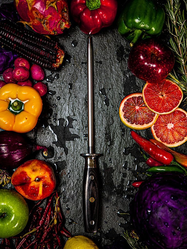 Chaira de Diamante - Colección DARKNIFE - All Right Chef Tool´s