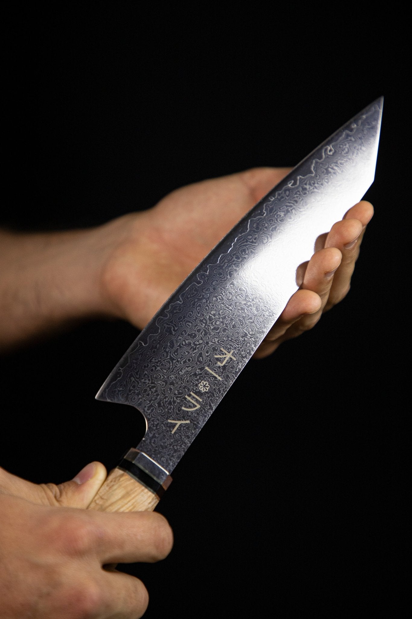 Cuchillo Kiritsuke Acero Damasco Japonés - All Right Chef Tool´s