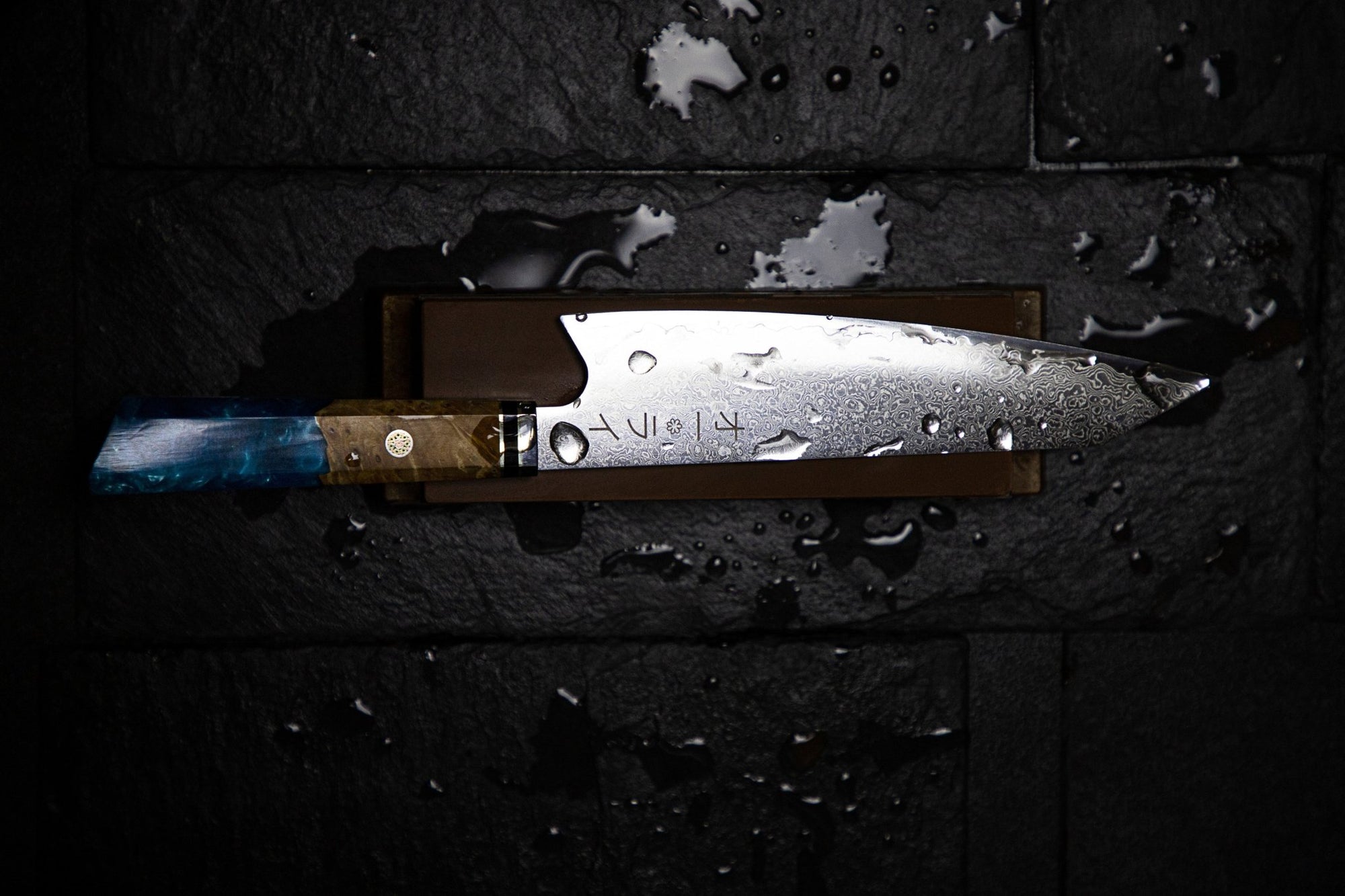 Cuchillo Kiritsuke Acero Damasco Japonés - All Right Chef Tool´s