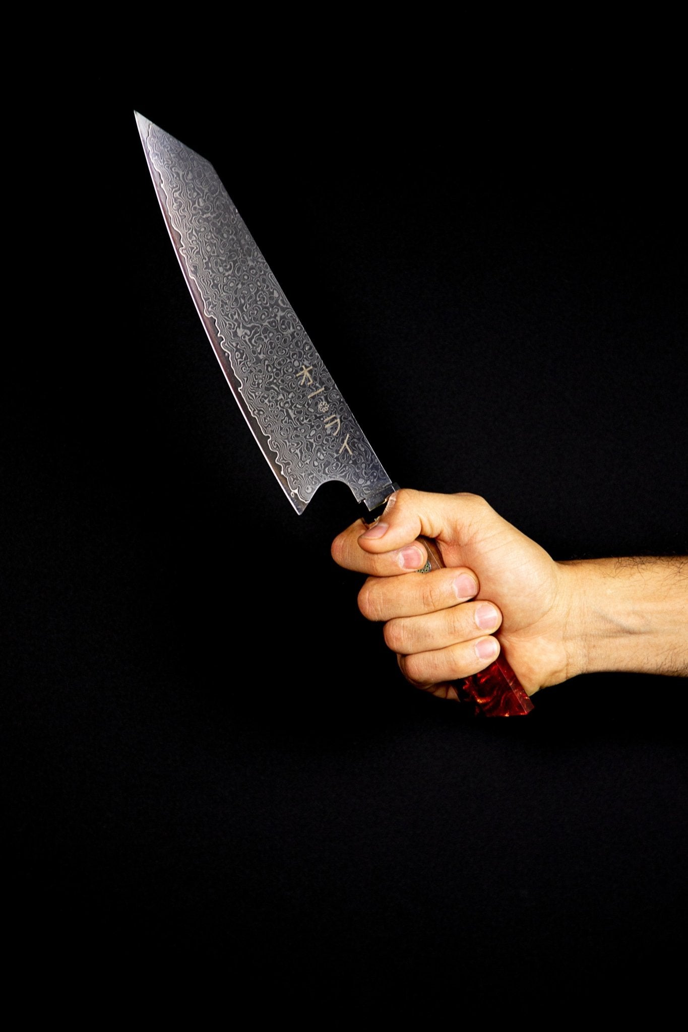 Cuchillo Kiritsuke Acero Damasco Japonés - All Right Chef Tool´s