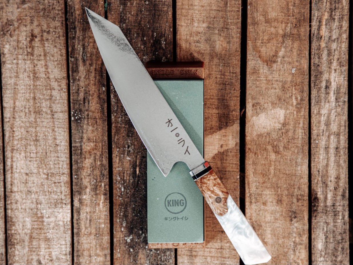 Piedra de afilado King 220/1000 con Base - All Right Chef Tool´s