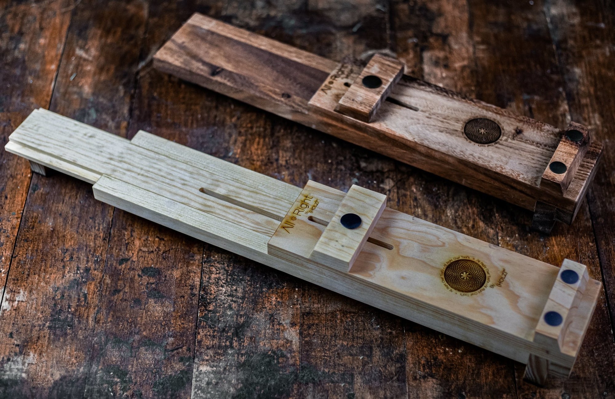 Soporte para piedra de afilado ajustable artesanal - All Right Chef Tool´s