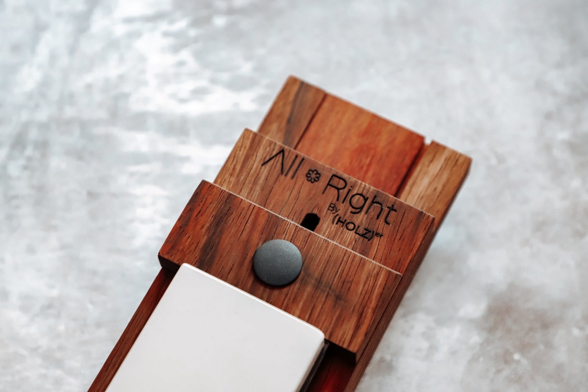 Soporte para piedra de afilado ajustable artesanal - All Right Chef Tool´s