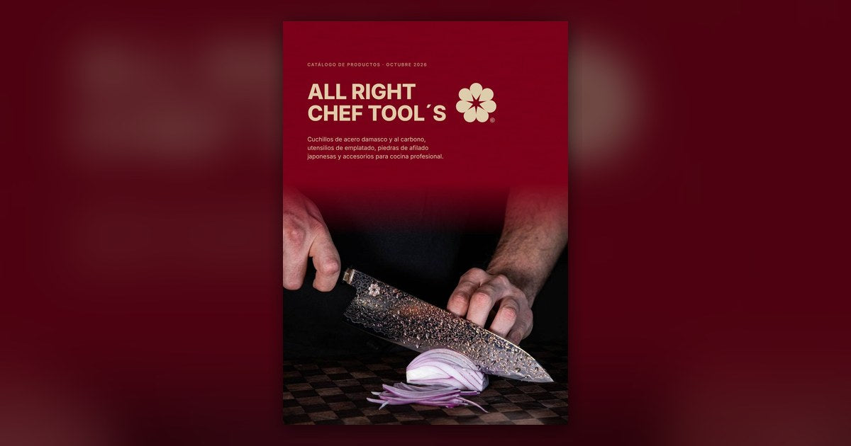 Portada del catálogo All Right Chef Tool´s