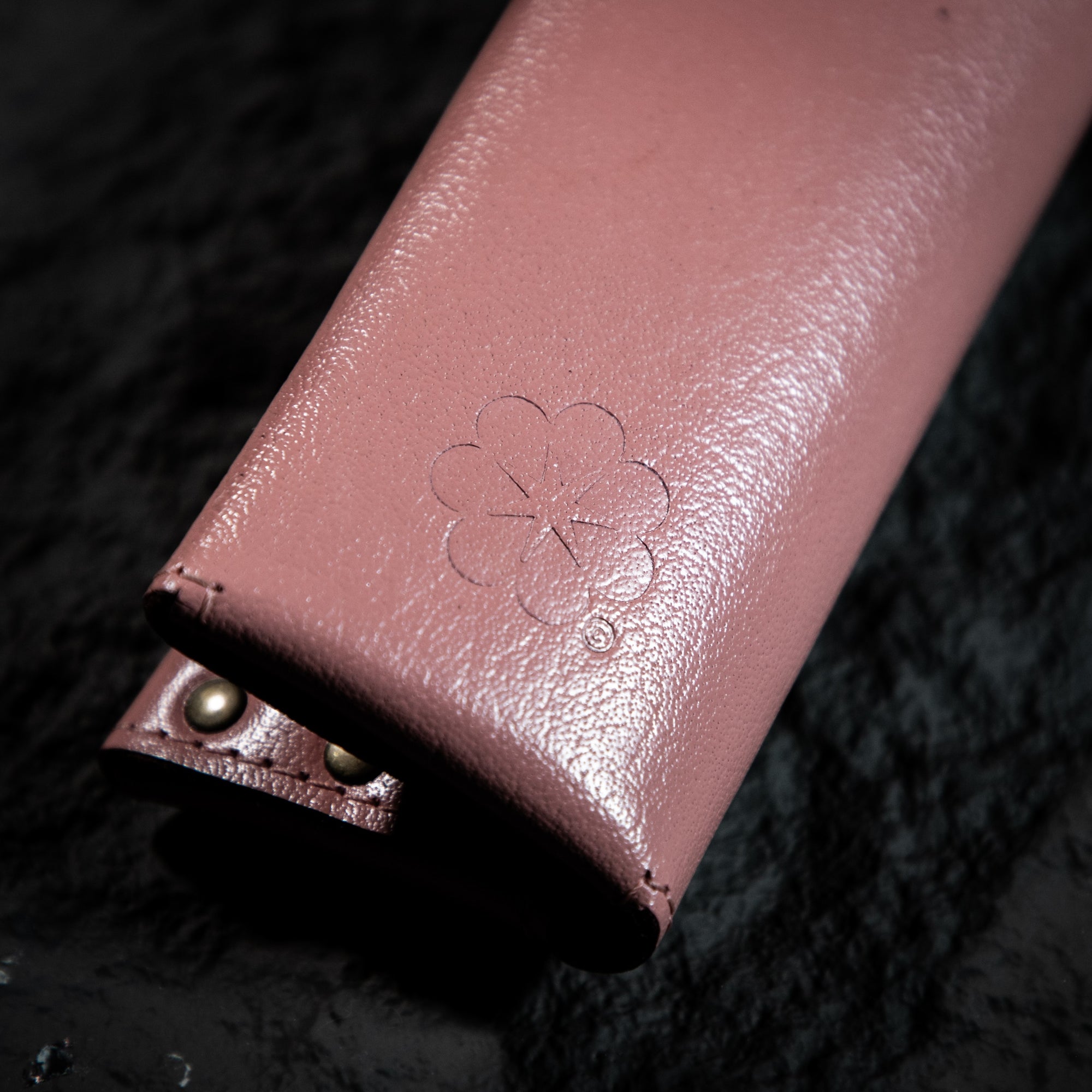 Estuche Compacto de Piel para Cuchillos