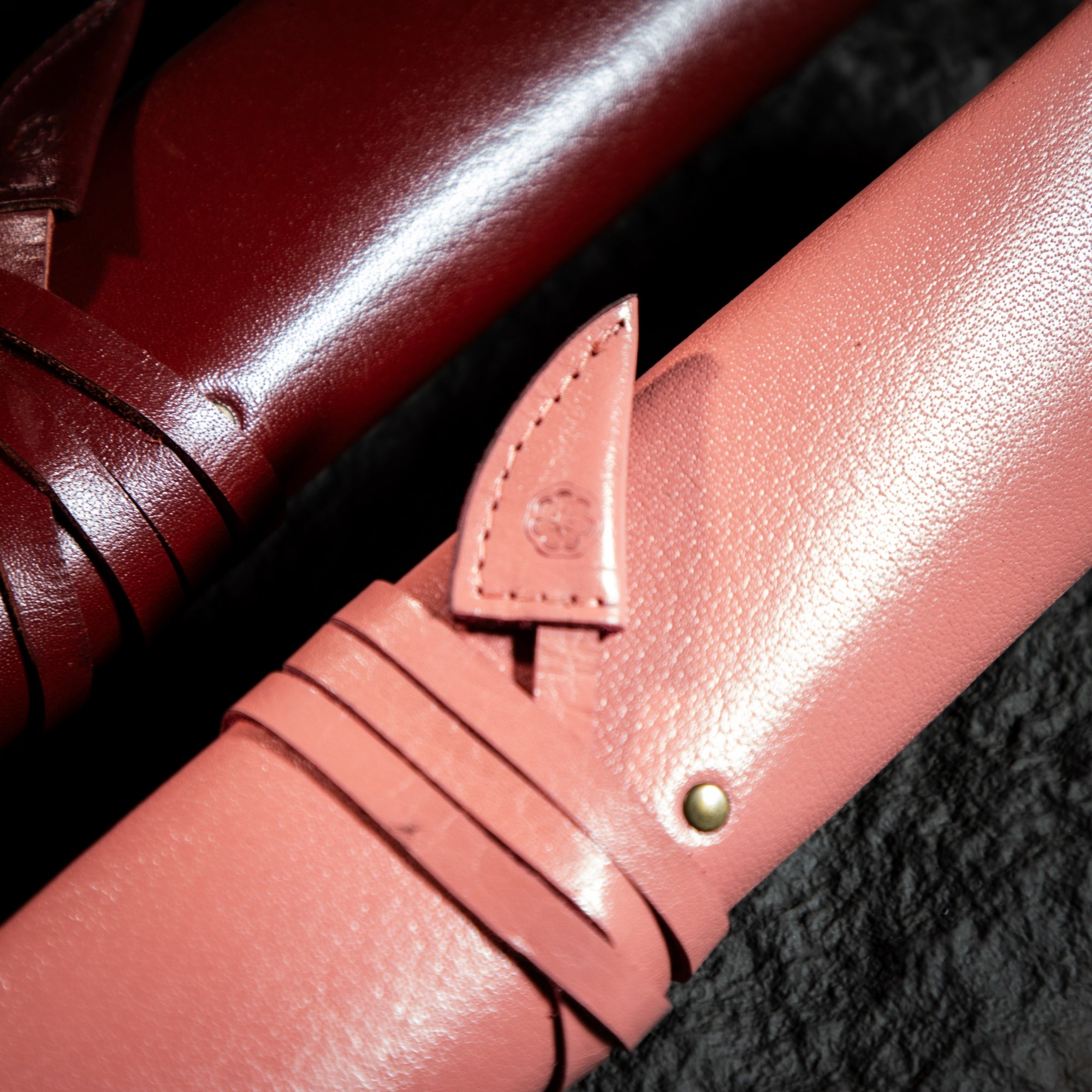 Estuche Compacto de Piel para Cuchillos