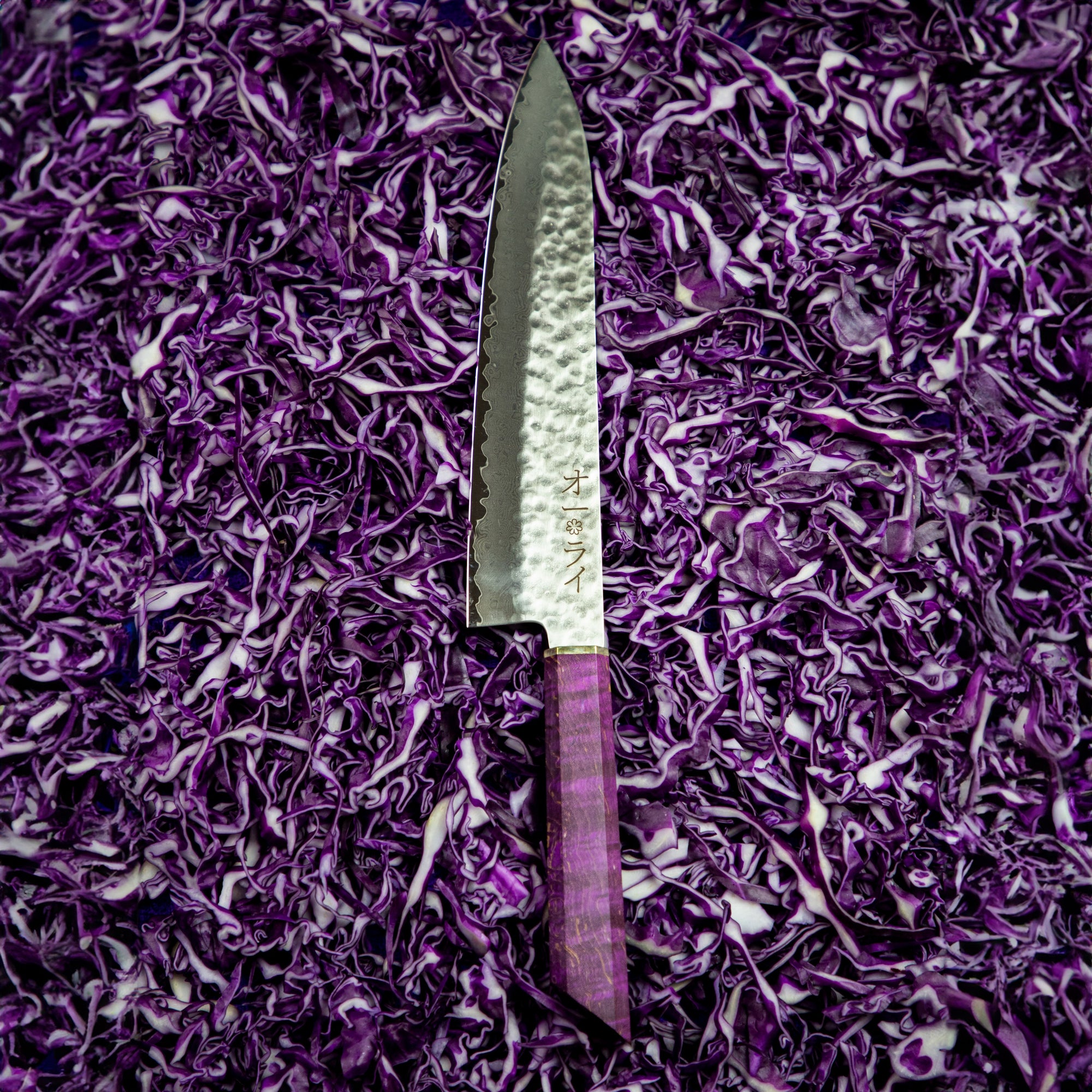 Cuchillo Gyuto Damasco Martillado