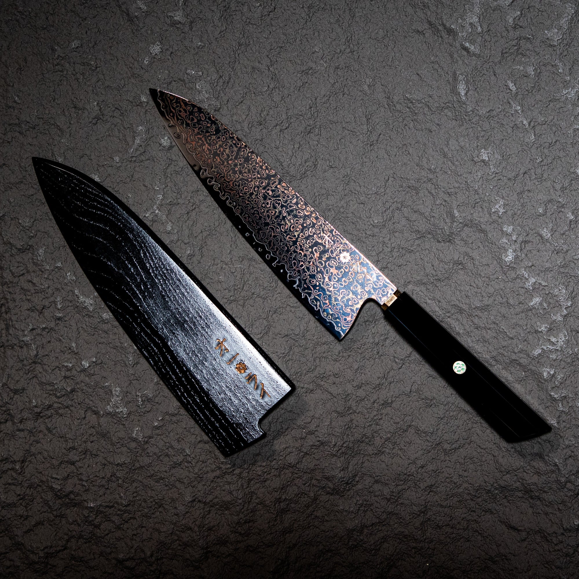 Cuchillo Chef Copper Damasco Premium