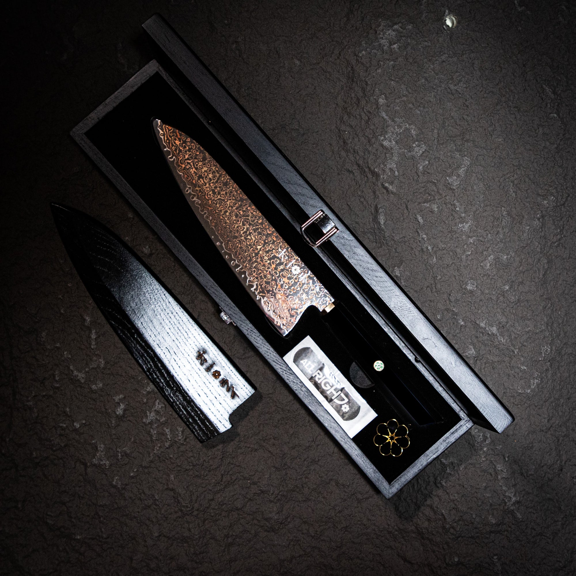 Cuchillo Chef Copper Damasco Premium