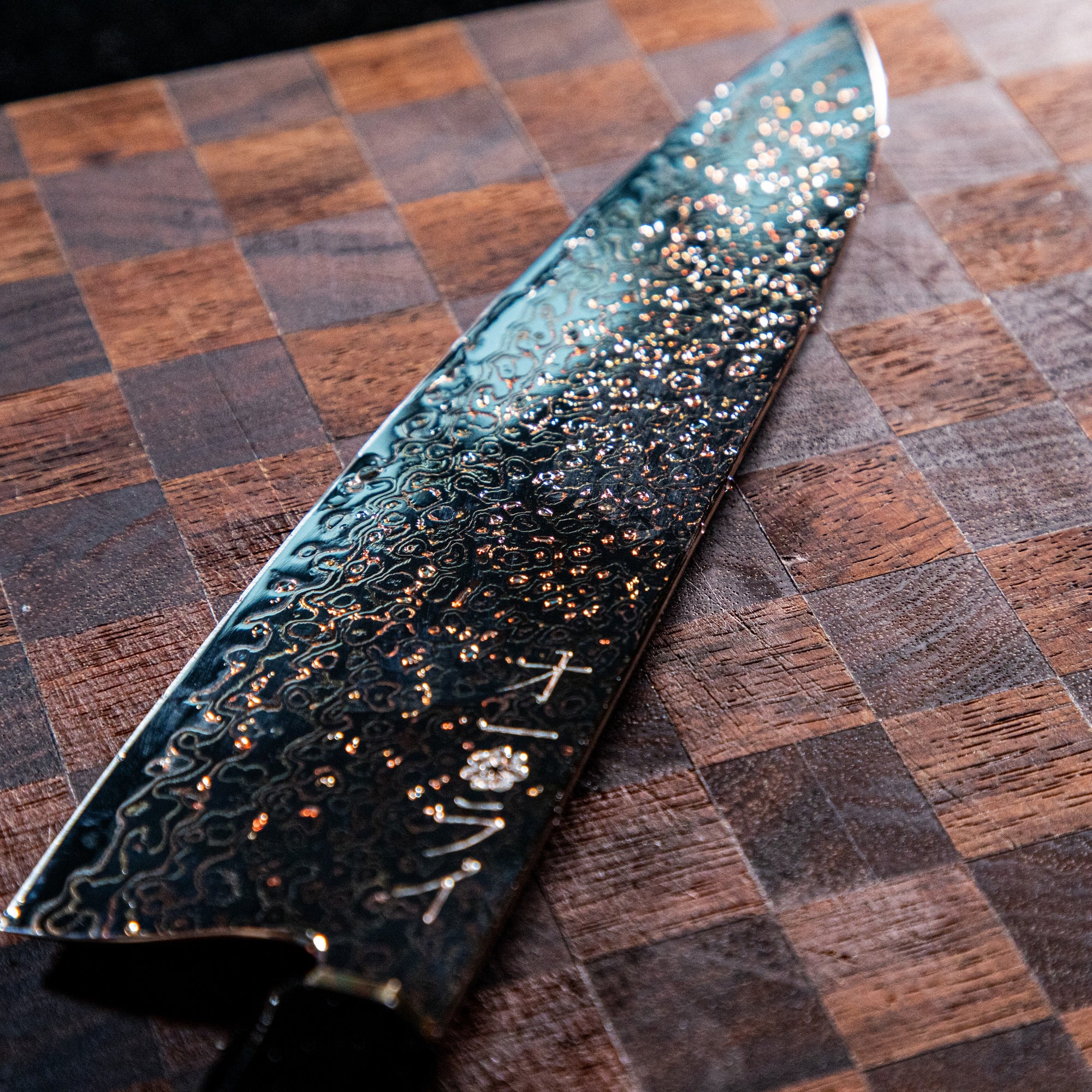 Cuchillo Chef Copper Damasco Premium