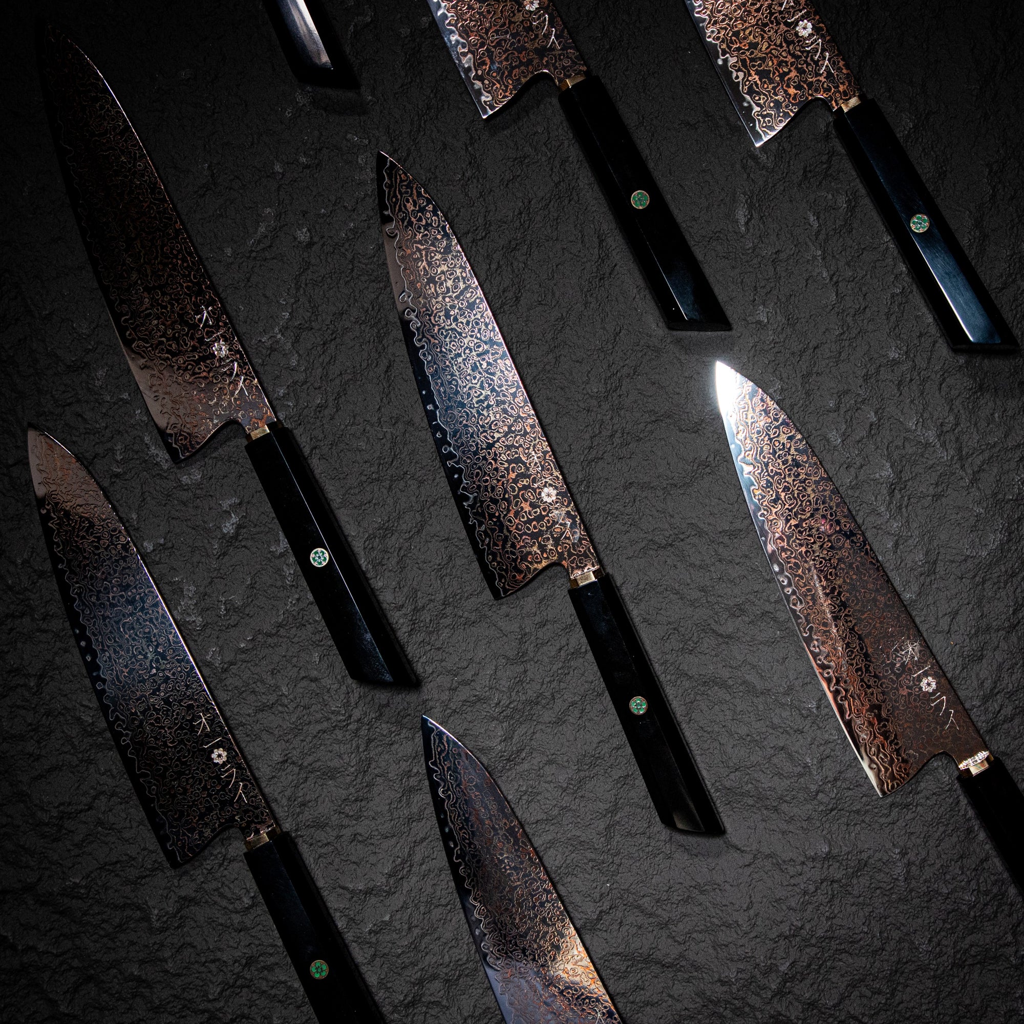 Cuchillo Chef Copper Damasco Premium