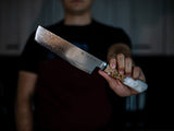 Cuchillo Nakiri Acero Damasco Japonés