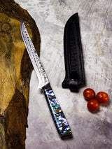 Cuchillo Deshuesador Acero Damasco - Colección Abulón - All Right Chef Tool´s