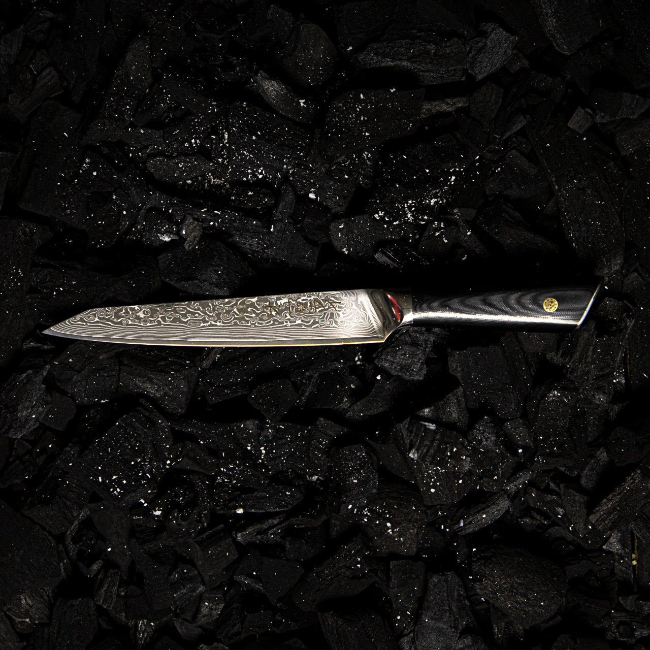 Cuchillo Filetero Acero Damasco - Colección DARKNIFE - All Right Chef Tool´s